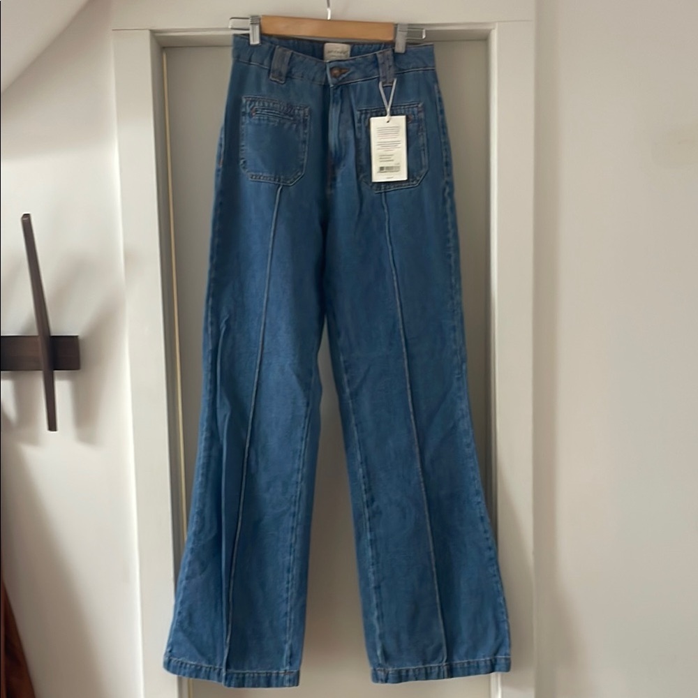 Sézane Blue Denim Jeans